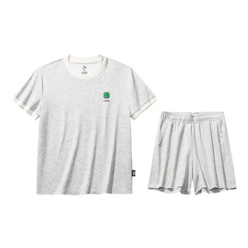 Anta x CHAOJIZHIWU,LIANMINGKUAN Life Collection Casual Suit Women's Gray Heather Gray