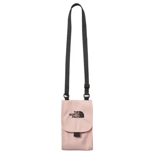 THE NORTH FACE Polyester Shoulder Bag, Crossbody Bag Cell Phone Pouch Mini Unisex Pink