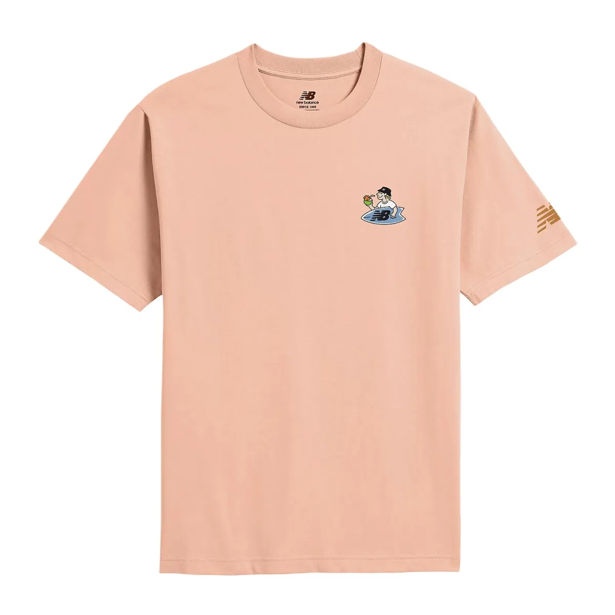 New Balance Surf SS25 Shop T Shirt Men's Dry Orange