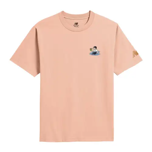 New Balance Surf SS25 Shop T Shirt Men's Dry Orange