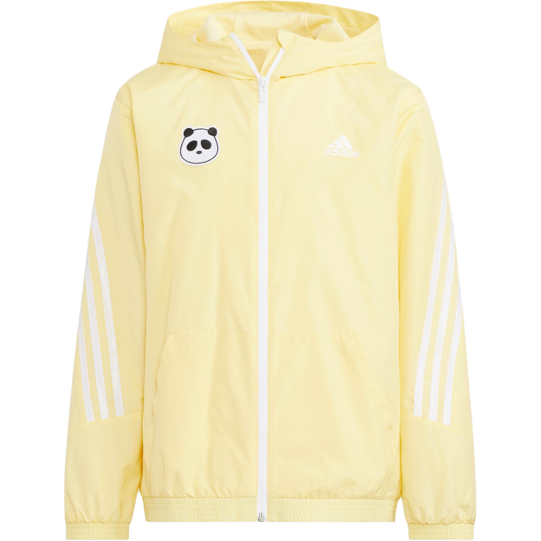 Женские куртка adidas Jk Gfx Wv Jk (желтая)