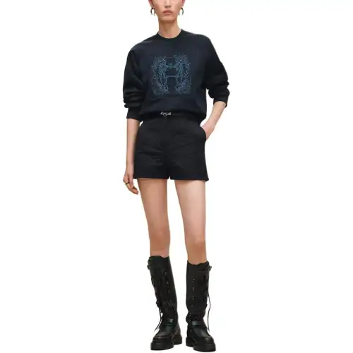 HERMES FW25 Sweatshirt Women's Marine Blue
