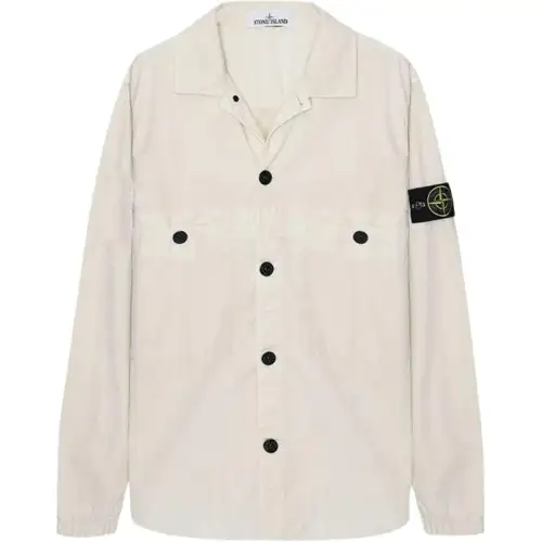 STONE ISLAND Shirts Men's Ivory Moderate