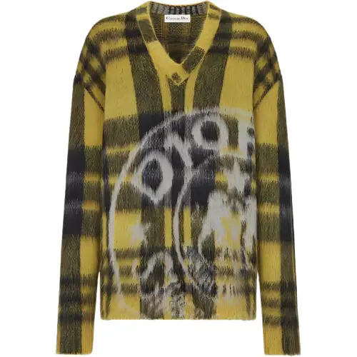 DIOR FW22 Sweater Women's Yellow