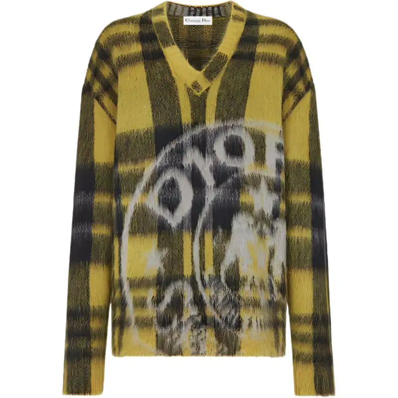 DIOR FW22 Sweater Women's Yellow