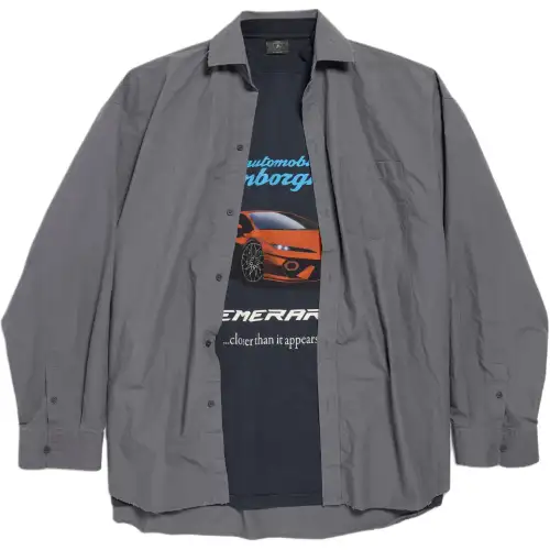 Balenciaga X Automobili Lamborghini Layered Poplin Shirt