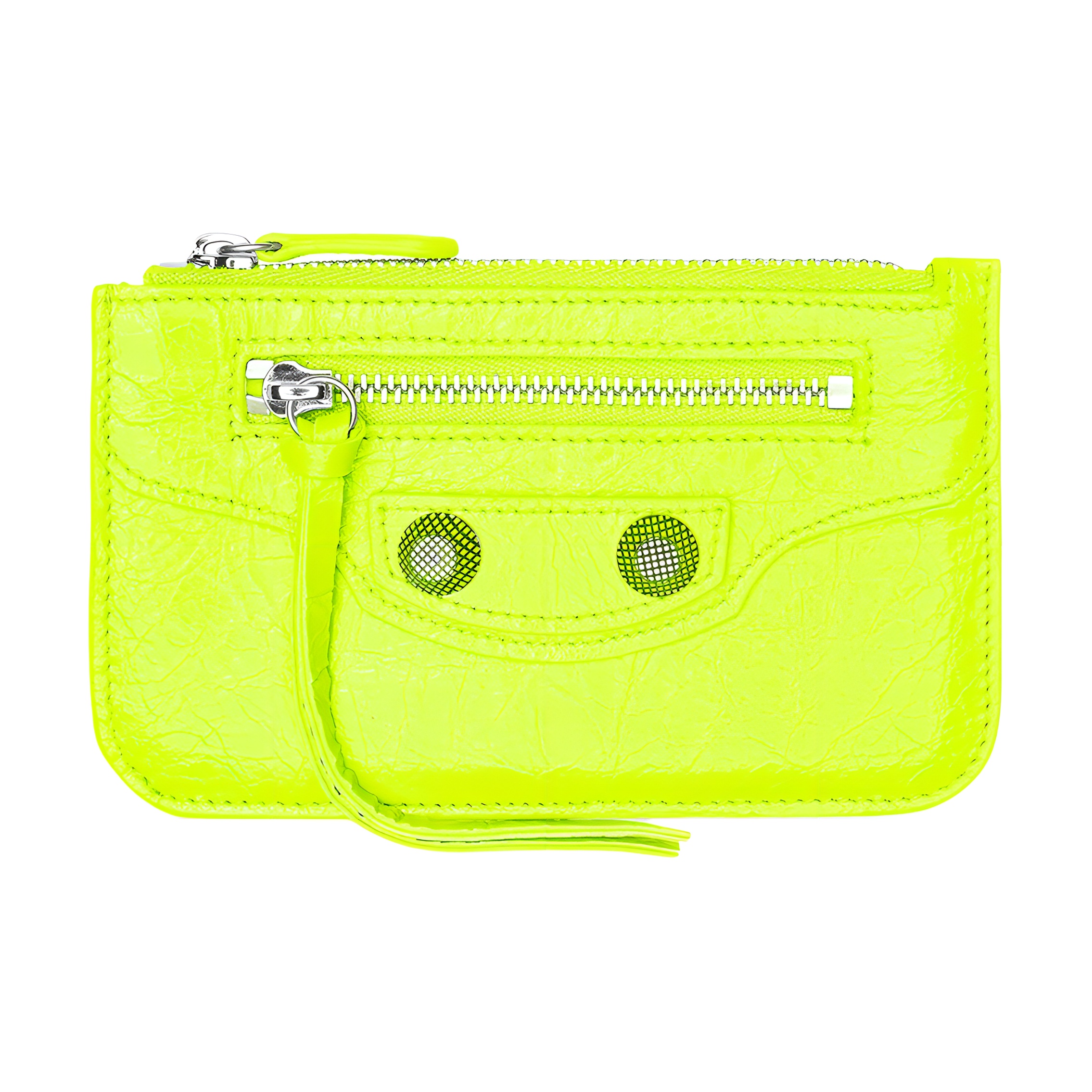 Женский кошелек Balenciaga Balenciaga Le Cagole (флуоресцентный желтый)