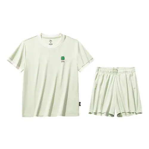Anta x CHAOJIZHIWU,LIANMINGKUAN Life Collection Casual Suit Women's Grass Green