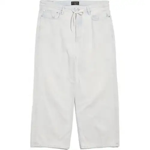 Balenciaga Jeans, Regular Fit Men's White