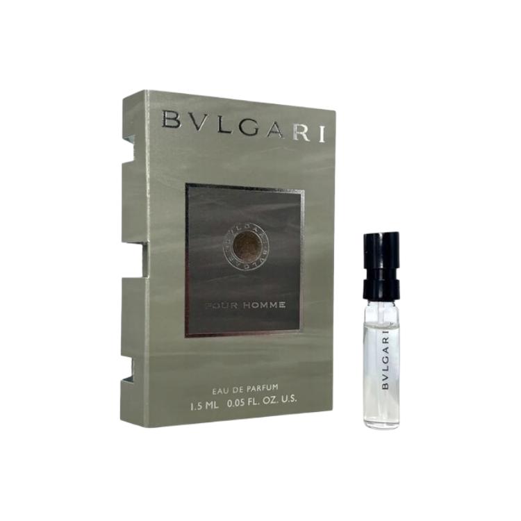 BVLGARI Bvlgari, men's Darjeeling tea, perfume sample, wooden set, woody notes, 1.5 ml, Birthday gift