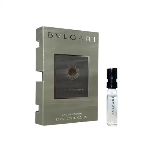BVLGARI Bvlgari, men's Darjeeling tea, perfume sample, wooden set, woody notes, 1.5 ml, Birthday gift