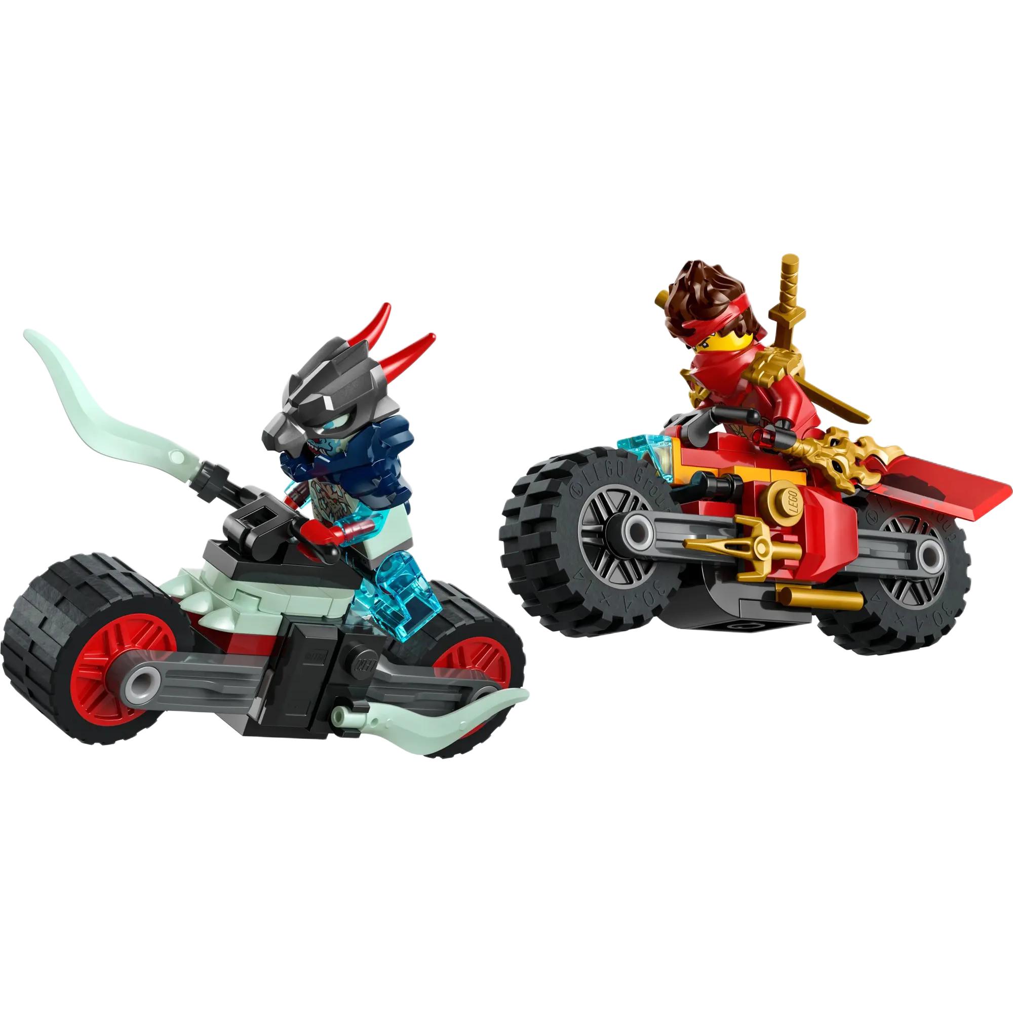 Конструктор LEGO Ниндзяго Кай на мотоцикле (красный)