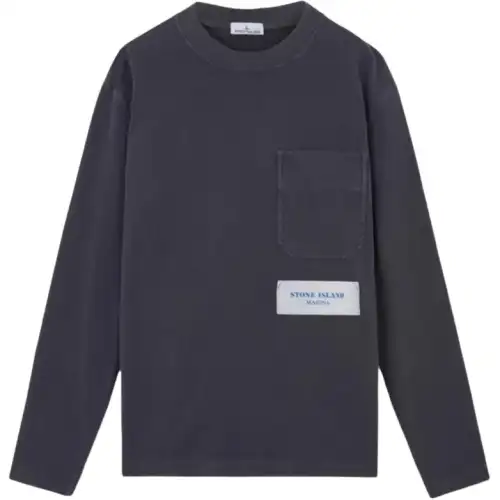 STONE ISLAND T Shirt Men's Ink Blue