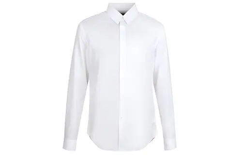 Burberry Shirts Men's White Pointed Collar Moderate Other