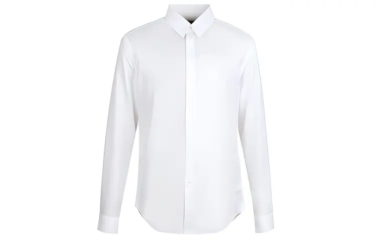 Burberry Shirts Men's White Pointed Collar Moderate Other