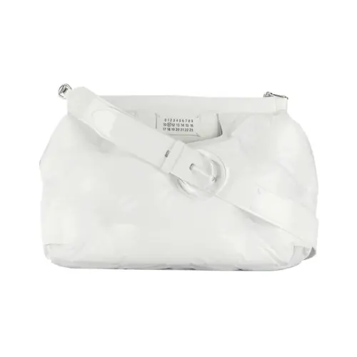 Maison Margiela Leather One Shoulder Handbag Women's White