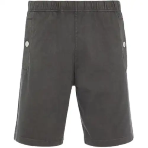 STONE ISLAND Casual Shorts Men's Steel Gray
