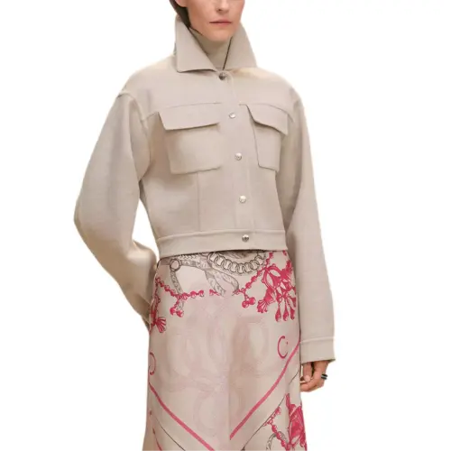 HERMES FW23 Jackets & Coats Women's Beige