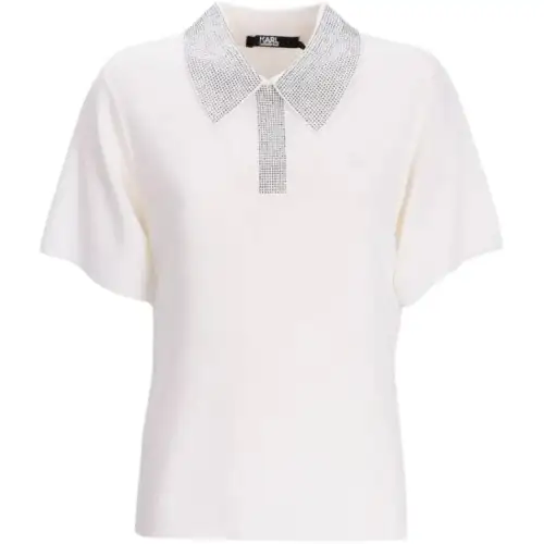 KARL LAGERFELD / Karl Lagerfeld Jeans Polo Shirt Women's White