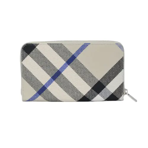 Burberry Shield Polyester Wallet Men's Moss Green