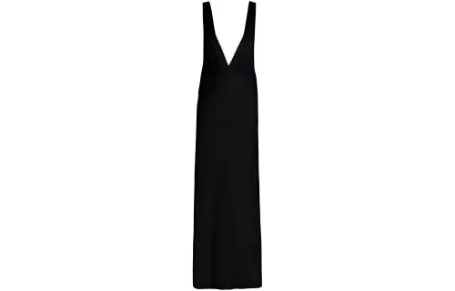 SAINT LAURENT V-Neck Sleeveless Dress