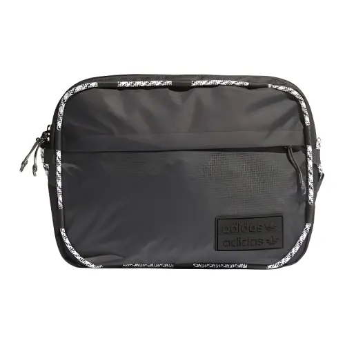 Adidas Originals Adidas Recycled Polyester Sports Bag, Shoulder Bag Unisex Solid Gray