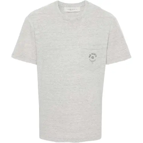 Golden Goose Logo Printed Crewneck T-Shirt