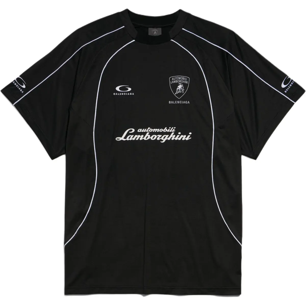 Balenciaga x AUTOMOBILI LAMBORGHINI T Shirt Regular Fit Men's Black