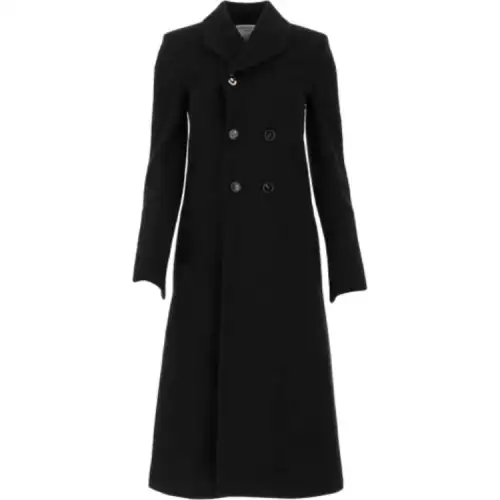 Bottega Veneta Coats Women's Black Lapel Moderate