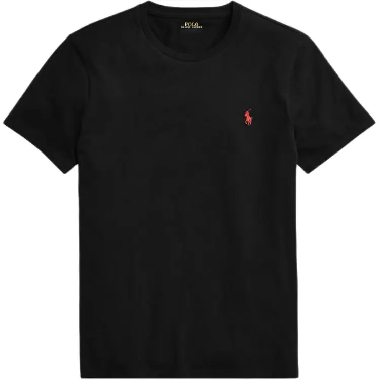Polo Ralph Lauren T Shirt Custom Slim Fit Men's Black