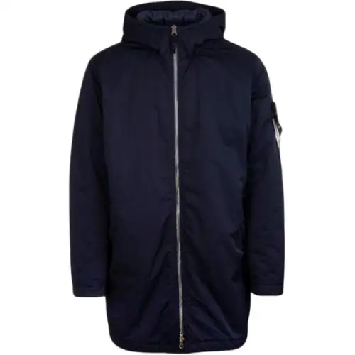 STONE ISLAND Parka Coat Men's Marine Blue