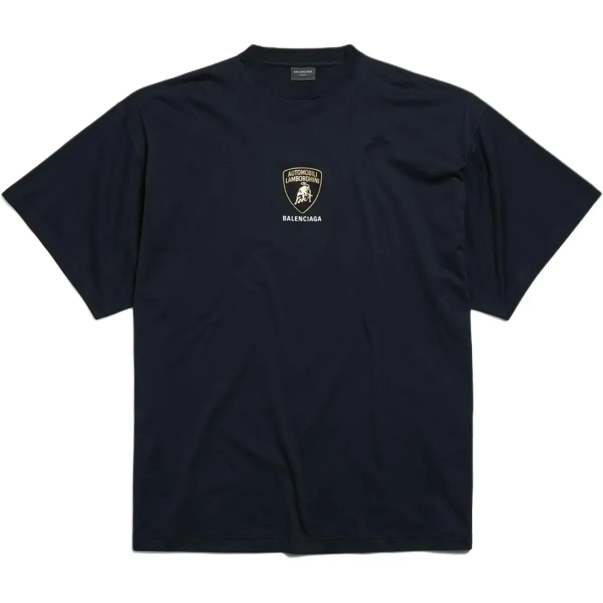 Balenciaga x AUTOMOBILI LAMBORGHINI T Shirt Loose Fit Men's Black