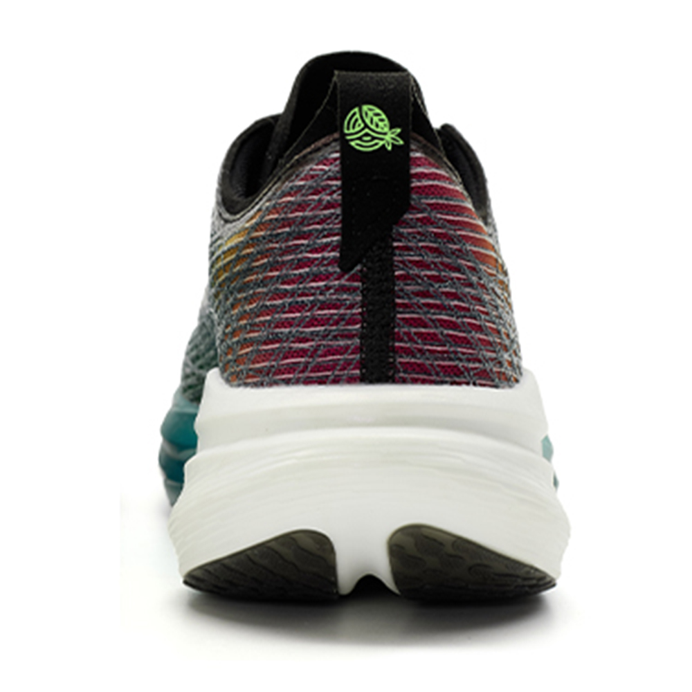 QIAODAN Cushioning Breathable Low top Physical Fitness Test & Exam Racing Running Shoes Men’s Black Green