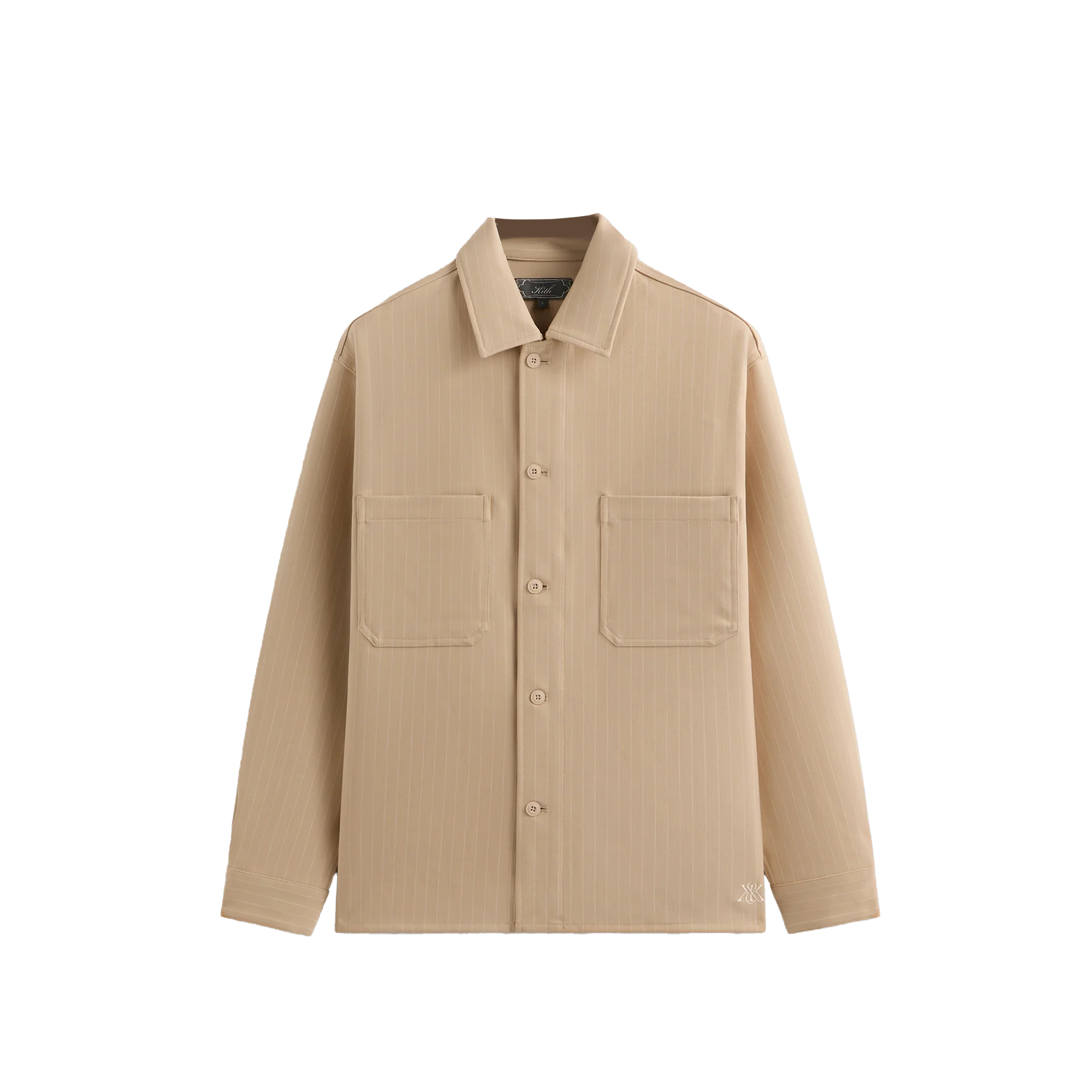 Мужская рубашка KITH KITH Double Weave Ace (хаки)