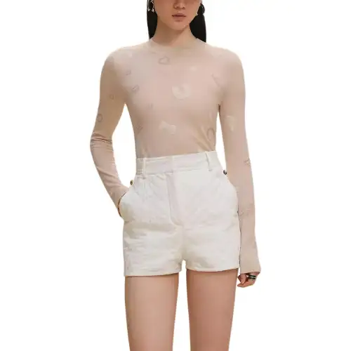 HERMES FW25 Sweater Women's Swan White