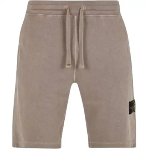 STONE ISLAND Casual Shorts Men's Dove Gray