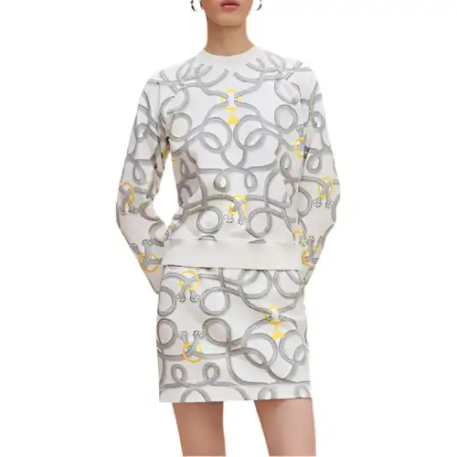 HERMES Sweatshirt Women's White