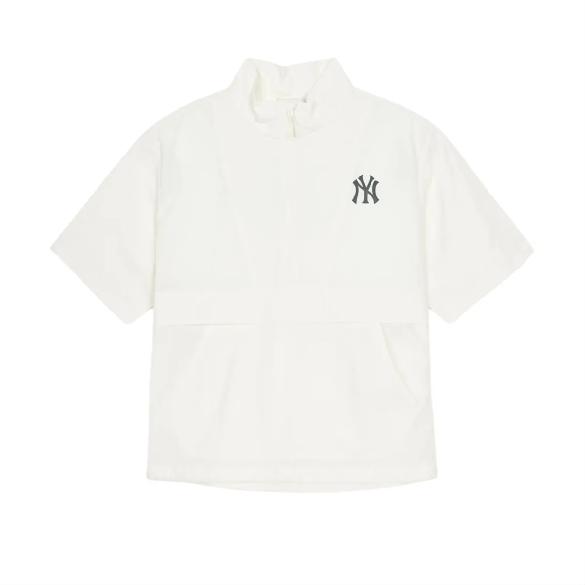 MLB T-Shirts Men's White Stand Collar