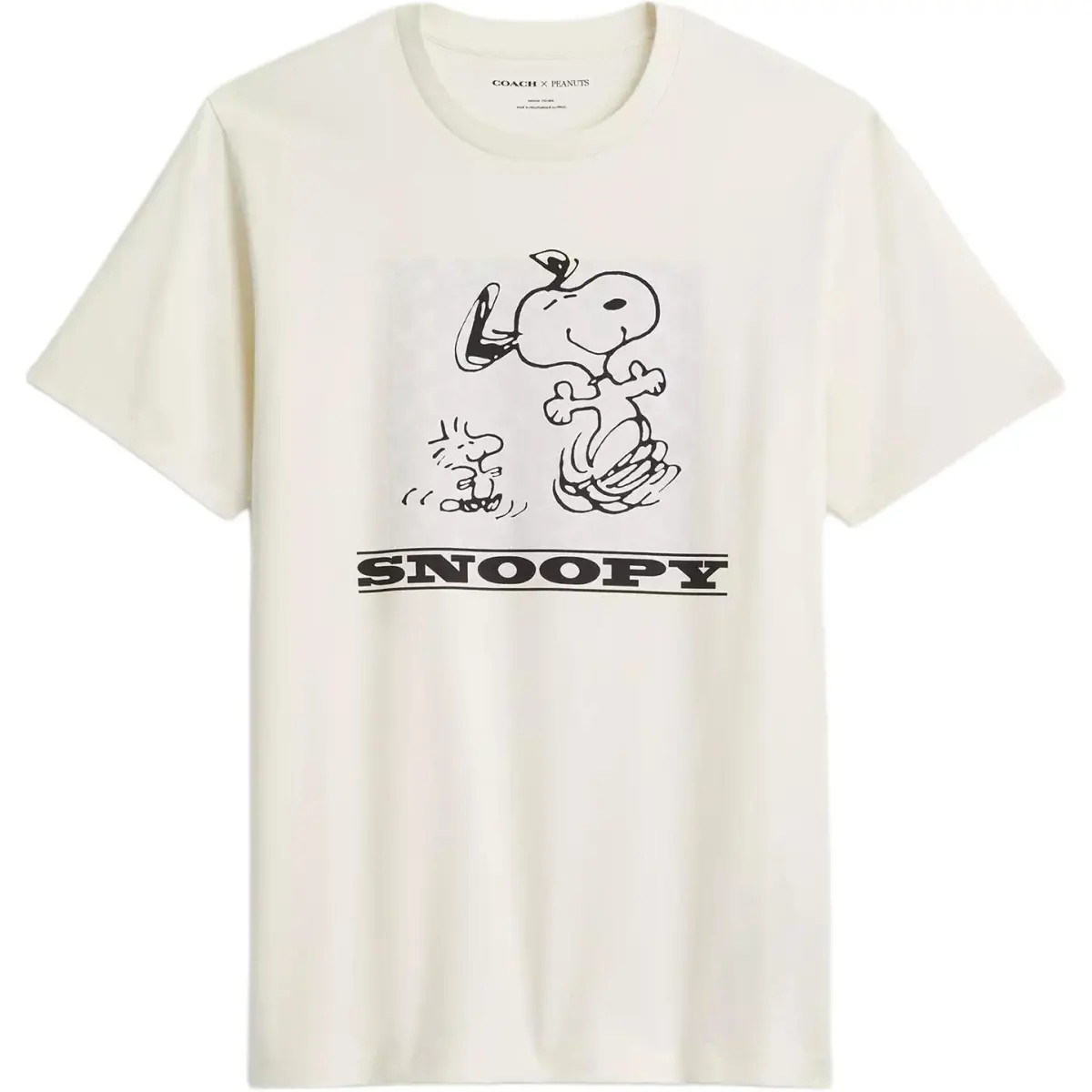COACH x Peanuts SS25 T Shirt Men's Ivory White