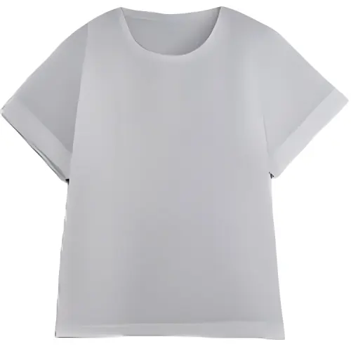 Burberry T Shirts Men's White Crew Neck Moderate Straight Fit