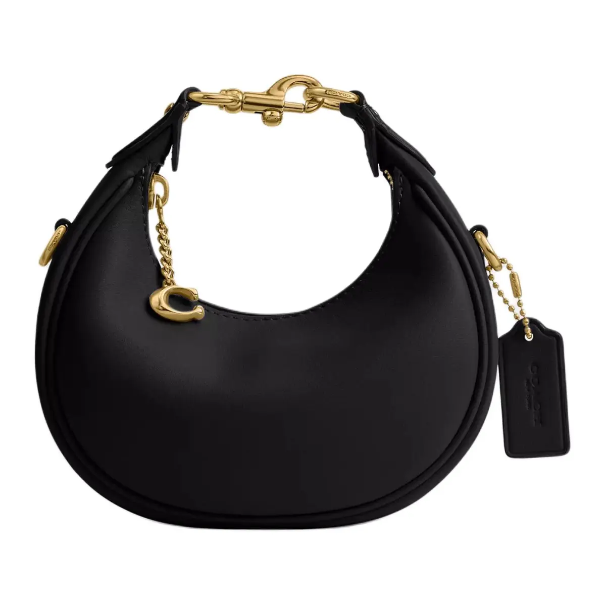 COACH JONIE Leather Shoulder Bag, Crossbody Bag, Handbag Mini Women's Black