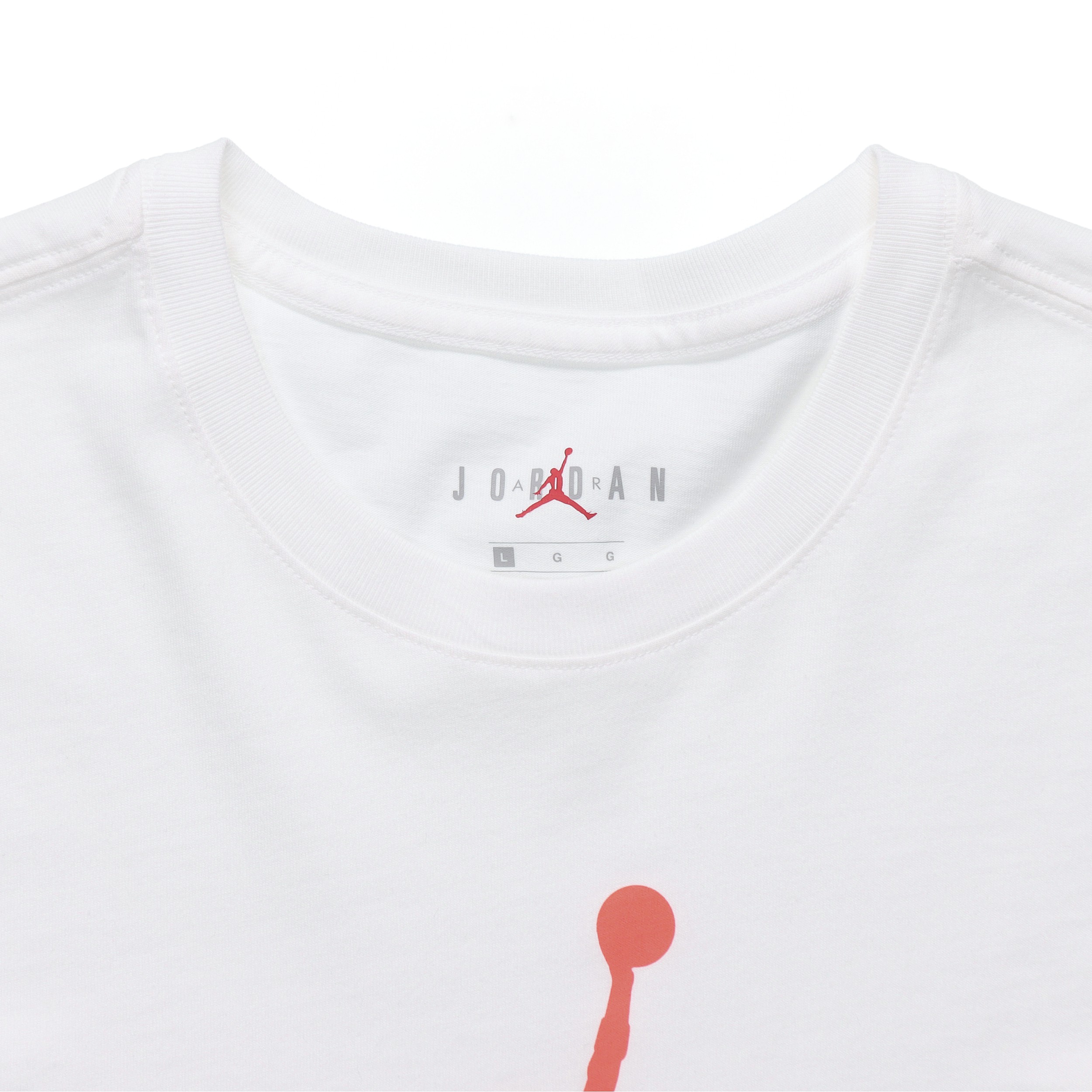 Мужская футболка Jordan Wordmark (белая) — фото 5