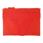 Bottega Veneta Polyester With Cotton Polyamide Clutch Men's Red