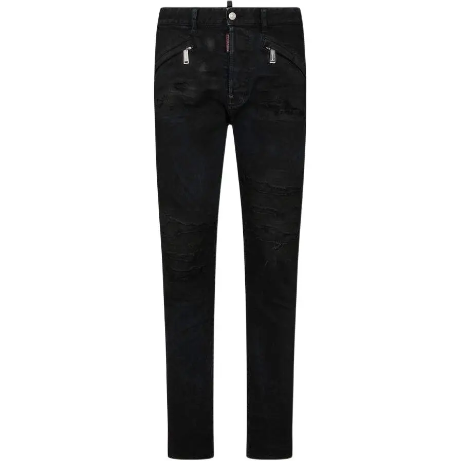 Dsquared2 Logo Patch Ripped Cool Guy Jeans