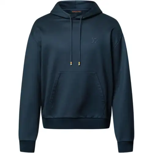 Lv Silk Blend Signature Hoodie