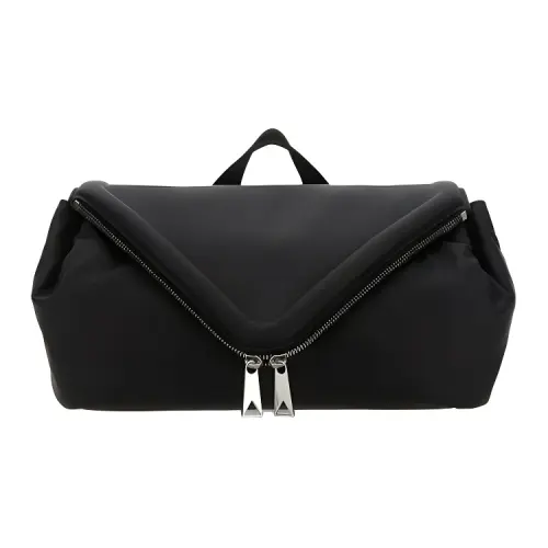 Bottega Veneta Cow Leather With Nylon Fanny Pack Men's Black