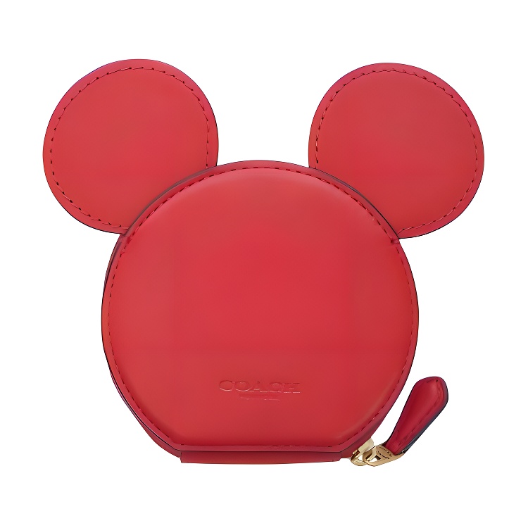 Женский кошелек COACH x Disney (красный) — фото 3