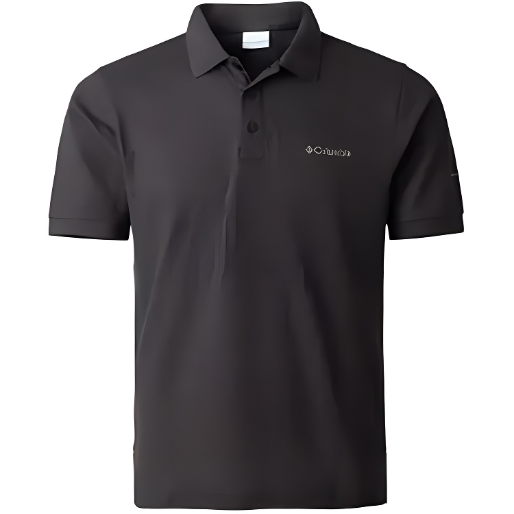 Columbia Колумбия интерьер для отдыха Смачивание воздухопроницаемый Пот короткий рукав рубашка поло мужской стиль темно серый