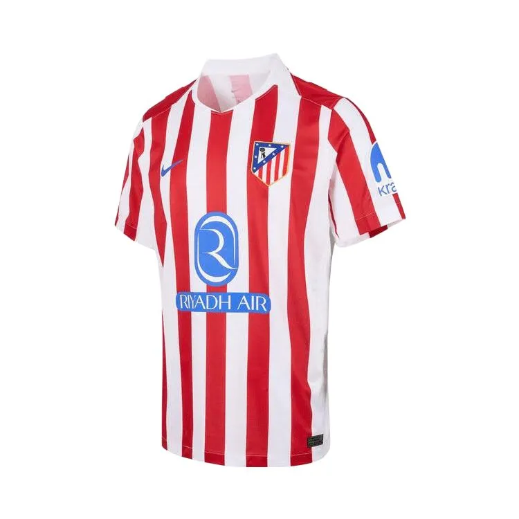 Nike Atlético Madrid ATM M NK DF JSY SS STAD HM Soccer Jersey Fan Edition Men's Red White Stripes