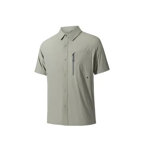 Anta Shirt Men's Slim Emerald Green